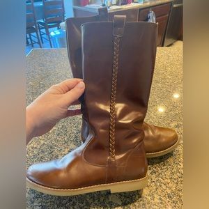 Elephantito brown leather riding boots